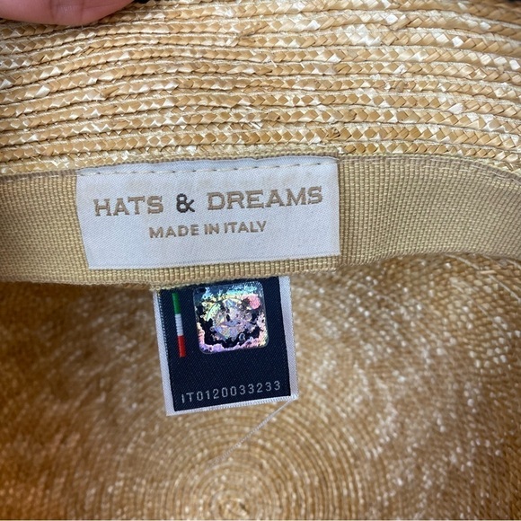 Hats & Dreams made in Italy 100% straw Hat - Picture 5 of 5